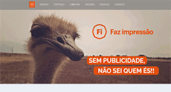 Desktop Screenshot of faz-impressao.com